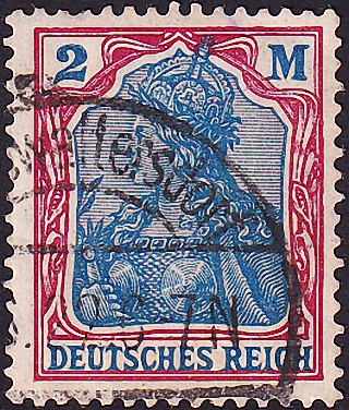 Германия , рейх . 1920 год . Германия с императорской короной 2 M . Каталог 50000 €.